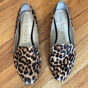 Cheetah print flats